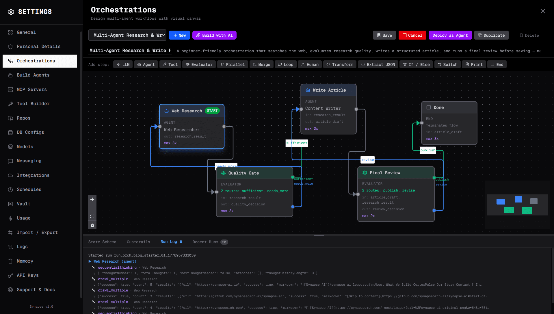 Building Your First Multi-Agent Workflow with Synapse AI